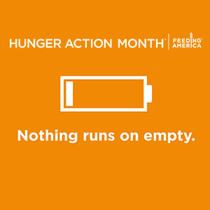 food bank events, food bank colorado springs, hunger action month, wear orange, advocate, raise awareness