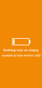 food bank events, food bank colorado springs, hunger action month, wear orange, advocate, raise awareness