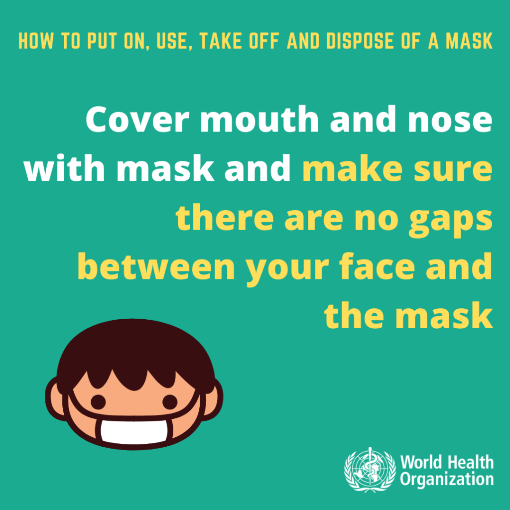 How to wear a mask